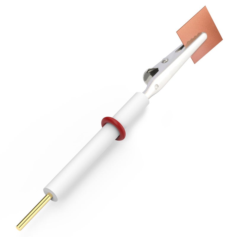 Labasics Electrode Holder, Multi-Functional Electrode Clamps with Detachable Stainless Steel Gator Clip and PTFE Body Electrode Clip for Electrochemical Experiments, 80 mm - Image 4